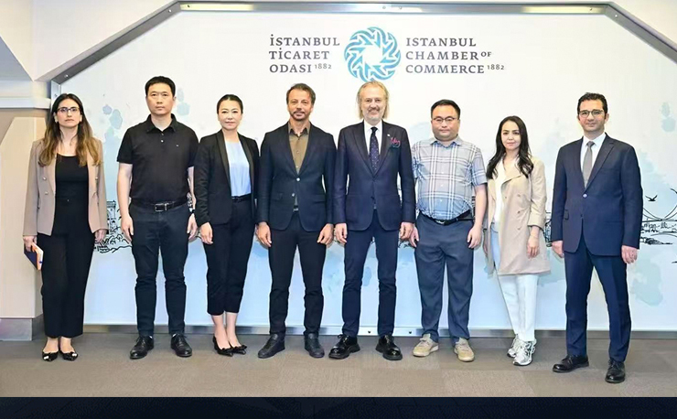 迅鐳激光董事長拜訪伊斯坦布爾商會和中國駐土耳其大使館