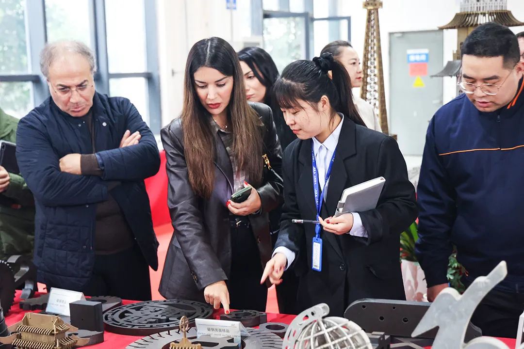 歐委會駐德國首席代表劉靜文攜海外客戶蒞臨迅鐳激光參觀考察！(圖6)