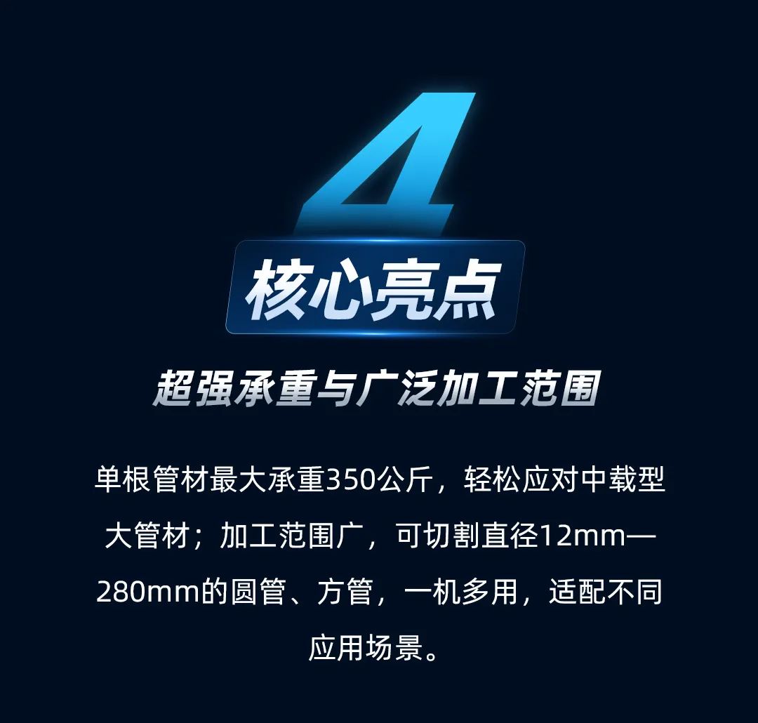 行業(yè)爆款丨迅鐳激光全新一代K2plus中載型激光切管機(jī)！(圖8)